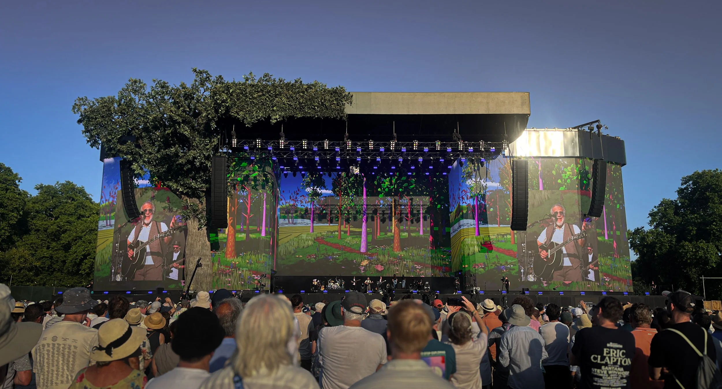 Festival stage visuals
